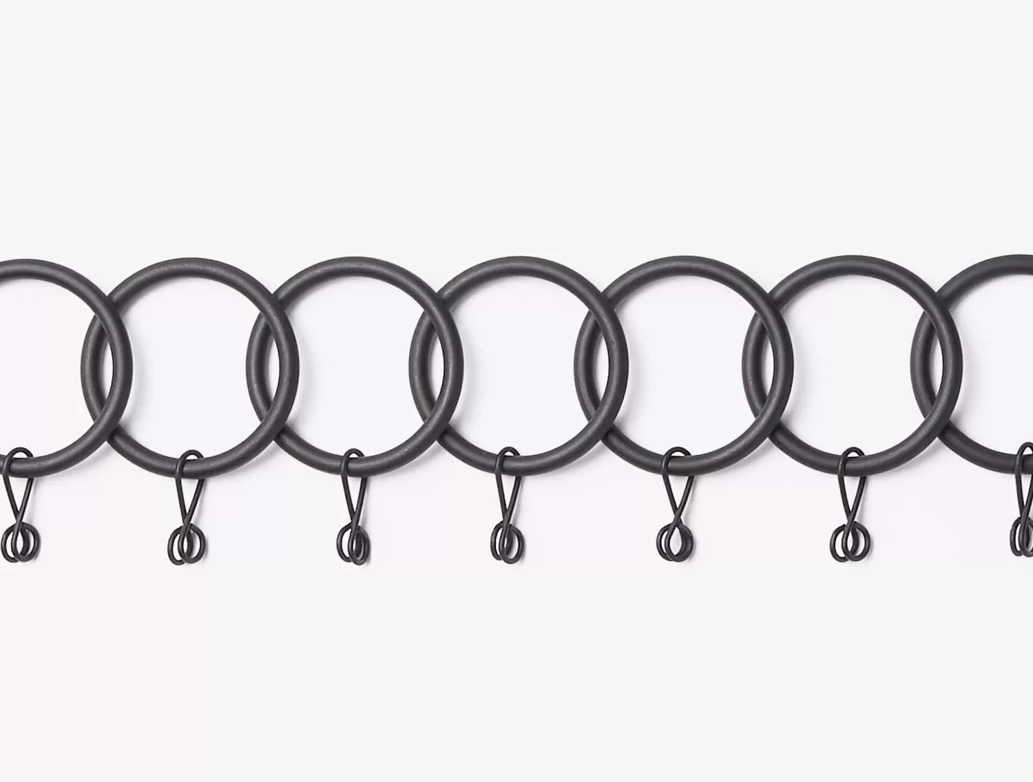 Parachute Curtains + Hardware*Curtain Rings With Hooks