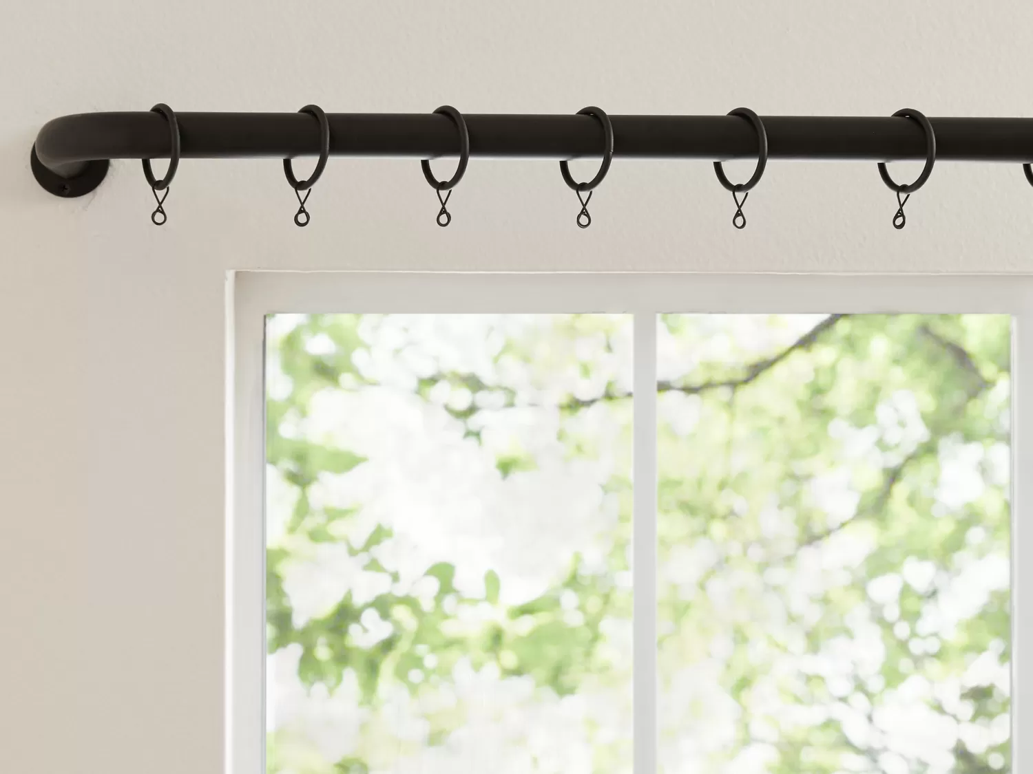 Parachute Curtains + Hardware*Curtain Rings With Hooks