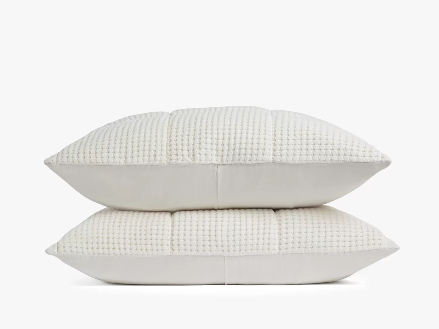 Parachute Pillowcases + Shams*Organic Waffle Sham Set