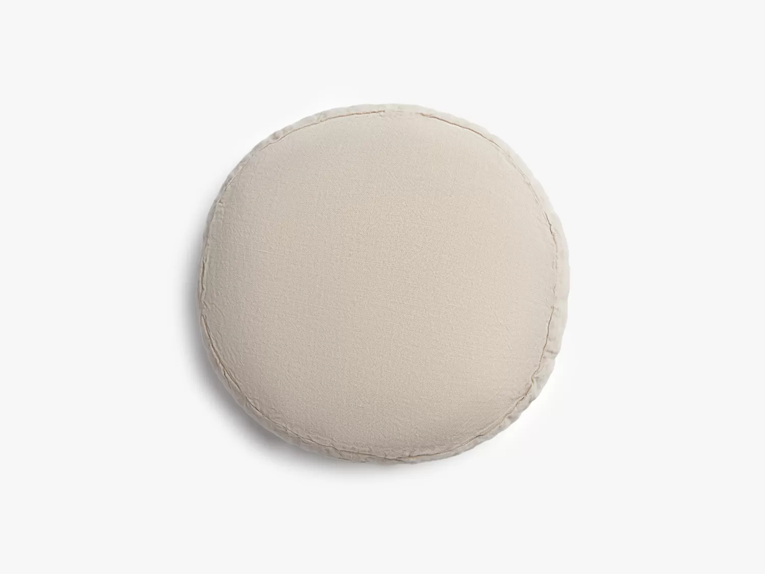 Parachute Pillowcases + Shams*Vintage Linen Round Pillow Cover